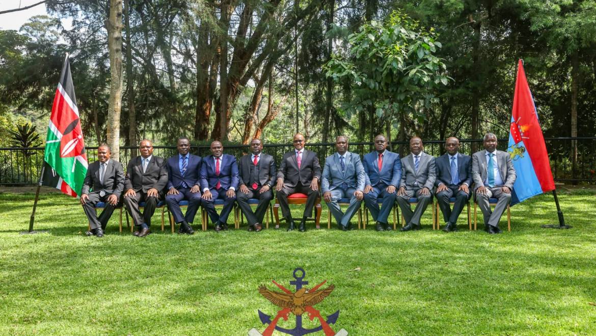 CDF CHAIRS NATIONAL DEFENCE UNIVERSITY-KENYA COUNCIL MEETING