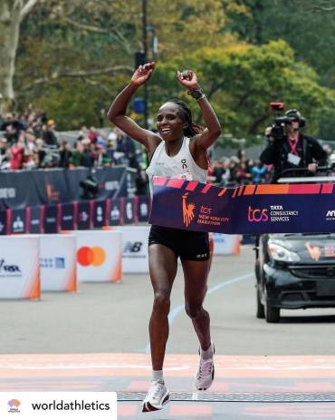 KDF’S OBIRI SMASHES RECORD, DOMINATES NYC MARATHON