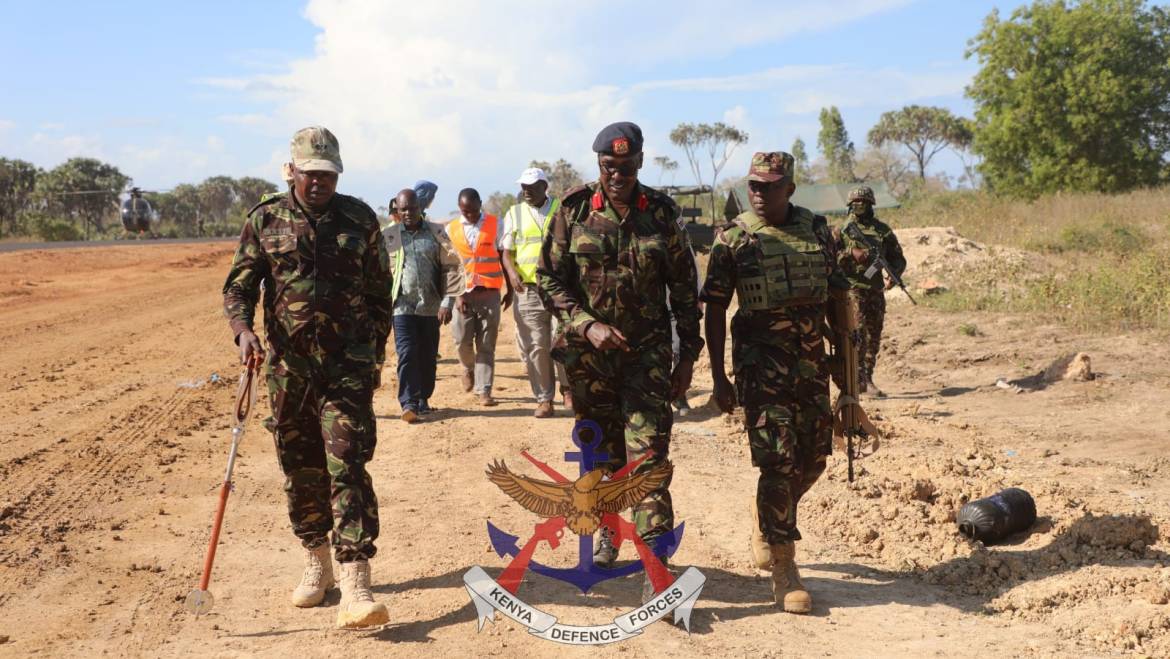 GOC EASTCOM VISITS LAPSSET CORRIDOR PROJECTS IN LAMU COUNTY