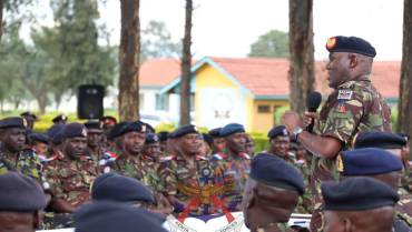 COMMANDER, KENYA ARMY VISITS LANET REGION