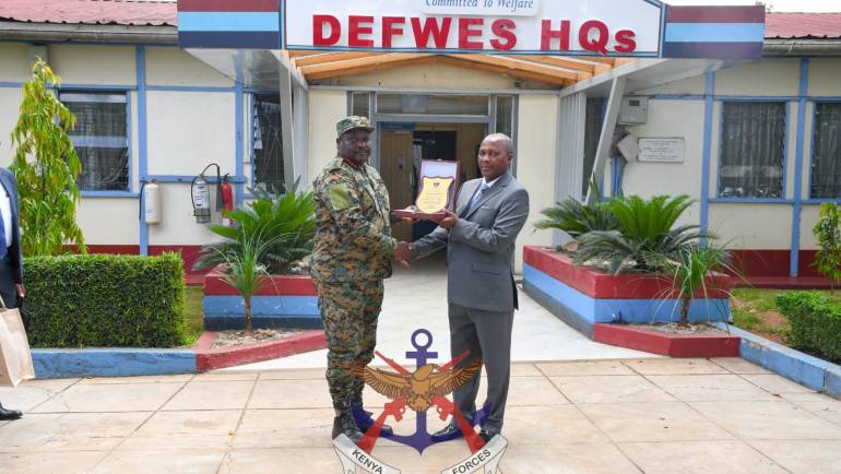 UPDF DELEGATION VISITS KENYA DEFENCE FORCES WELFARE SERVICES