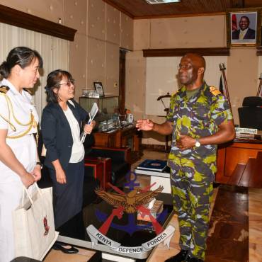 COMMANDER KENYA NAVY HOSTS JAPAN’S DEFENCE ATTACHÉ TO KENYA