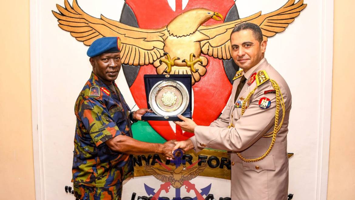 COMMANDER KENYA AIR FORCE ENGAGES EGYPT DEFENCE ATTACHÉ IN BILATERAL CONSULTATIONS