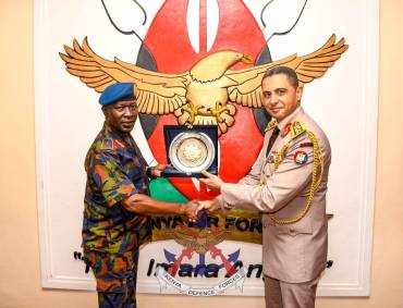 COMMANDER KENYA AIR FORCE ENGAGES EGYPT DEFENCE ATTACHÉ IN BILATERAL CONSULTATIONS