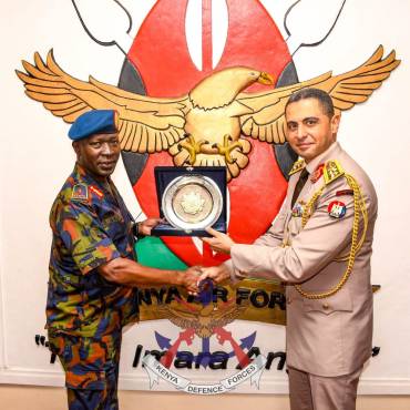 COMMANDER KENYA AIR FORCE ENGAGES EGYPT DEFENCE ATTACHÉ IN BILATERAL CONSULTATIONS