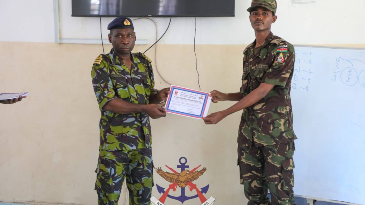 KENYA NAVY MANDA BASE HOLDS ISLAMIC INHERITANCE SEMINAR