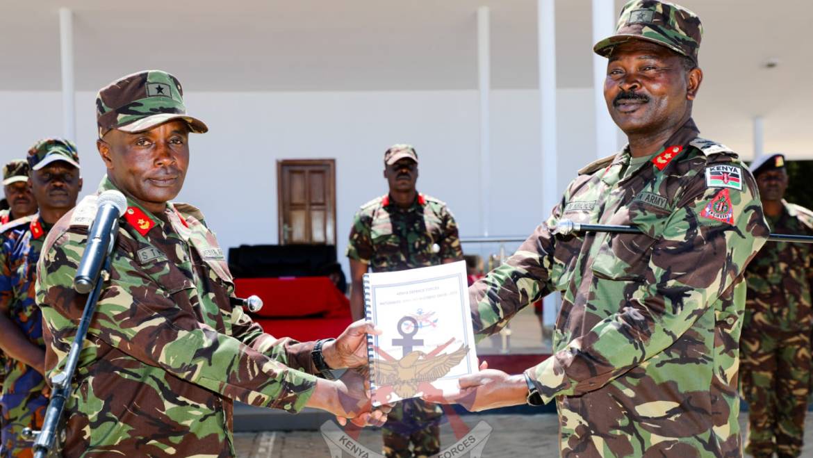 RECRUITS HANDED OVER TO DFRTS