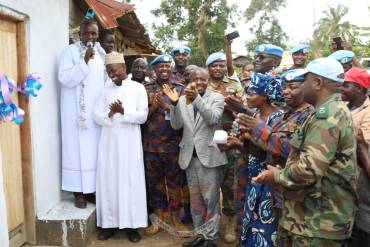KENYAN TROOPS IN DRC CONSTRUCT CLASSROOMS 