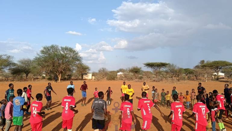 KDF CIMIC IN IRESUKI TOWN MANDERA COUNTY 