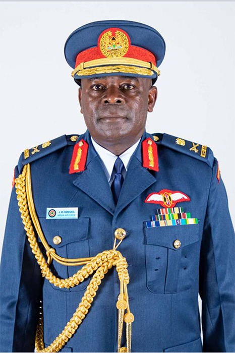 Lt Gen J M Omenda MGH EBS SS OGW ‘rcds'(UK) ‘psc'(K) Vice Chief of the Defence Forces potrait