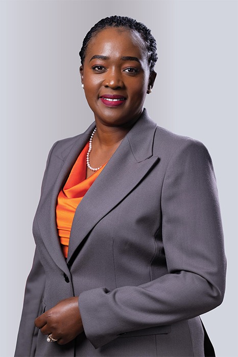 Hon. Roselinda Soipan Tuya, EGH Cabinet Secretary potrait
