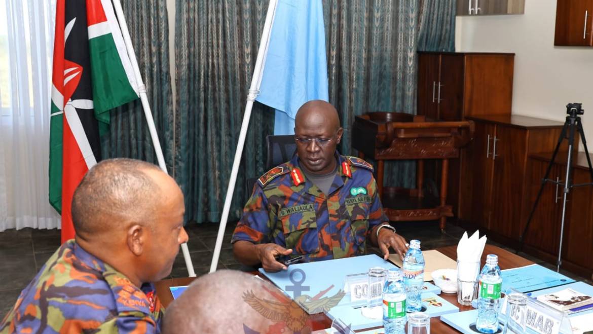 KENYA AIR FORCE LEADERSHIP CONVENES FOR STRATEGIC FORMATION COMMANDERS MEETING