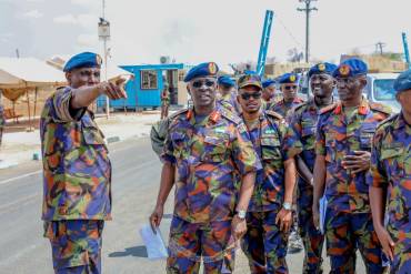 COMMANDER KENYA AIR FORCE VISITS WAJIR AIR BASE