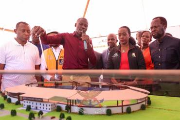 DEFENCE CS PRESIDES OVER THE GROUNDBREAKING CEREMONY