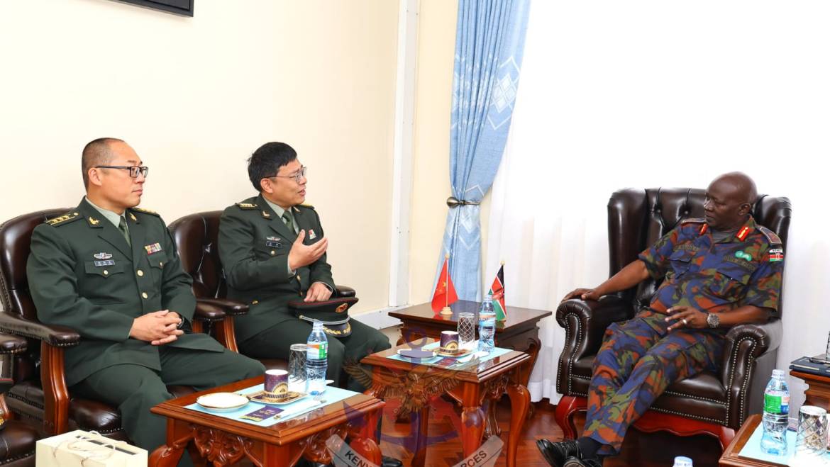 KENYA AIR FORCE HOSTS CHINA DEFENCE ATTACHÉ FOR BILATERAL ENGAGEMENT