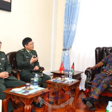 KENYA AIR FORCE HOSTS CHINA DEFENCE ATTACHÉ FOR BILATERAL ENGAGEMENT