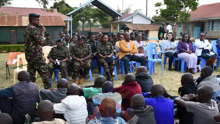 KACS TEAM SUPPORTS REHABILITATION AT KAMITI YOUTH CORRECTIVE TRAINING CENTRE