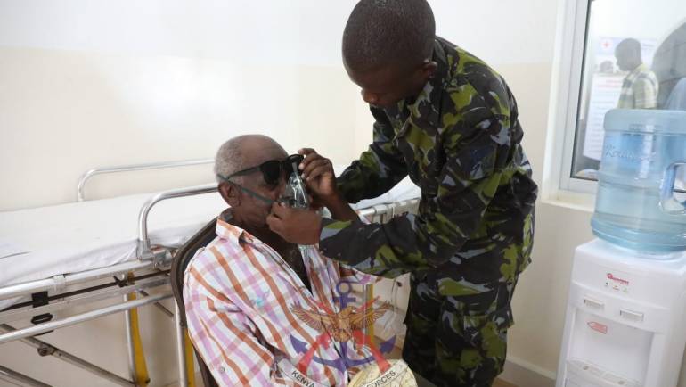 KDF LEADS JOINT MEDICAL OUTREACH IN LAMU COUNTY