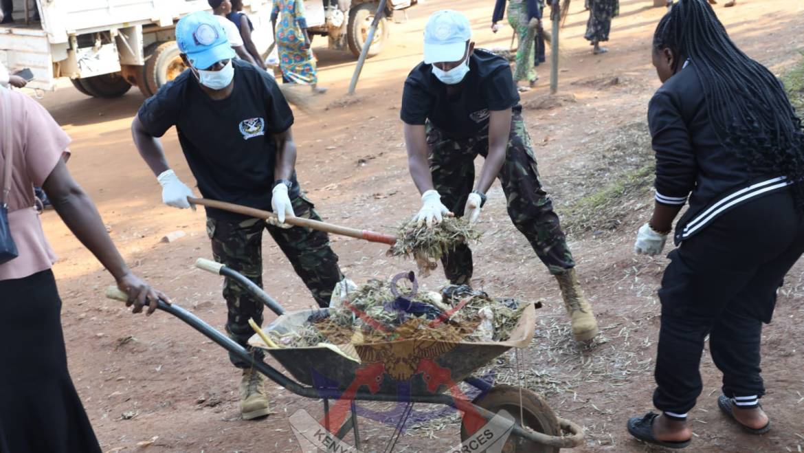 KENYAN PEACEKEEPERS AND BENI RESIDENTS UNITE FOR “EXERCISE SAFISHA MJI”