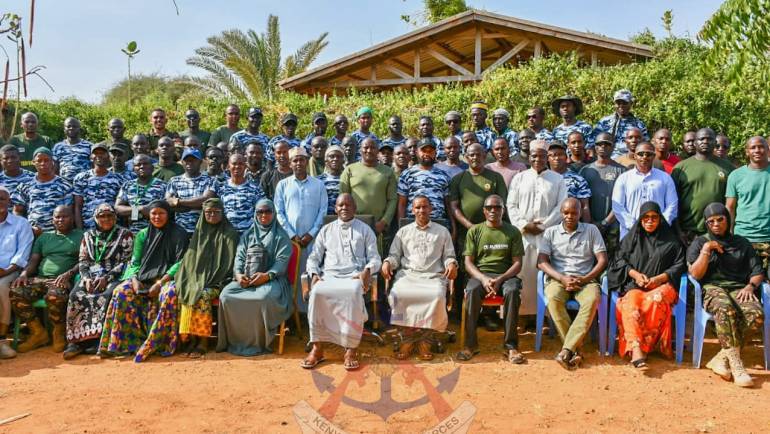 AUSSOM–KDF MUSLIM TROOPS HOST LUNCHEON FOR SLFPU COUNTERPARTS IN KISMAYO
