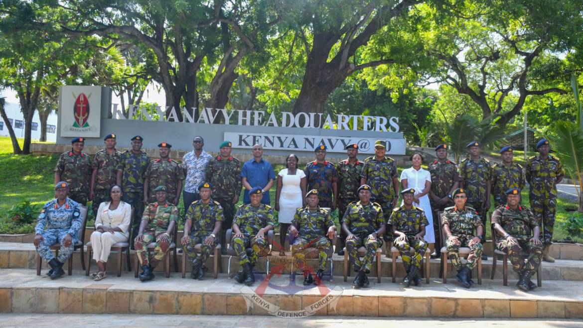 NDC DELEGATION VISITS KENYA NAVY