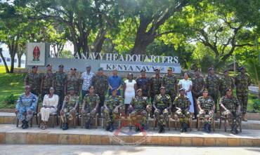 NDC DELEGATION VISITS KENYA NAVY