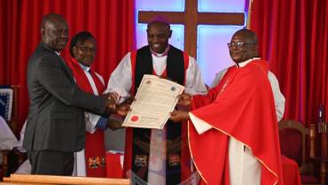 RIFT VALLEY TROOPS GATHER FOR ANGLICAN MILITARY SERVICE