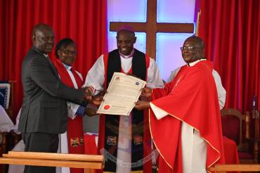 RIFT VALLEY TROOPS GATHER FOR ANGLICAN MILITARY SERVICE
