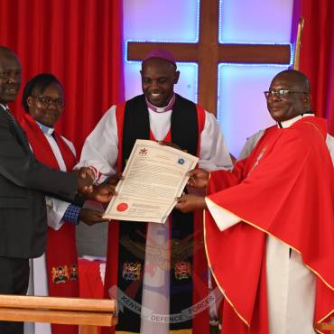 RIFT VALLEY TROOPS GATHER FOR ANGLICAN MILITARY SERVICE