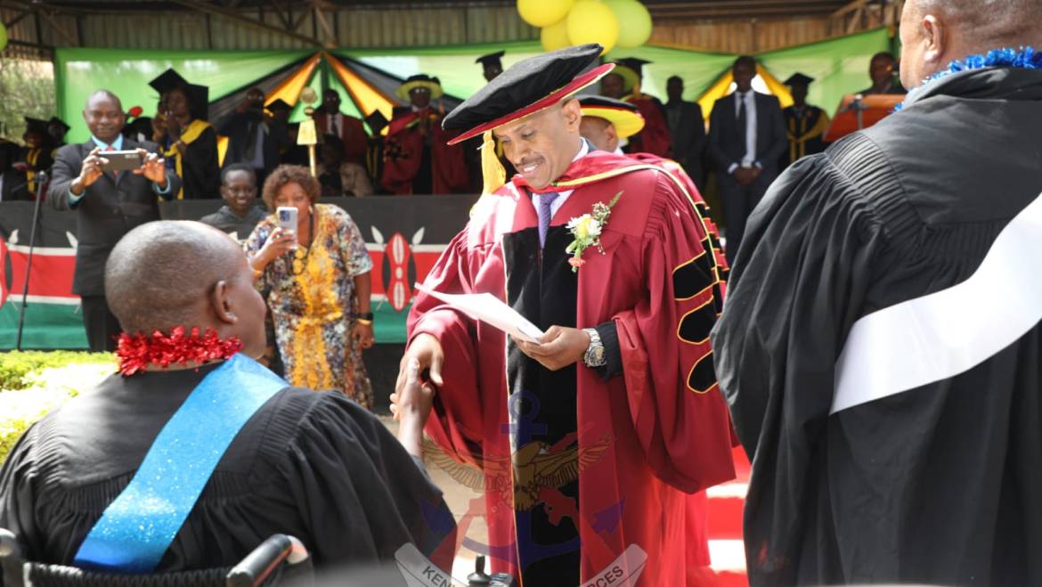 KDF PERSONNEL AMONG GRADUATES AT KISE’S 32ND GRADUATION CEREMONY