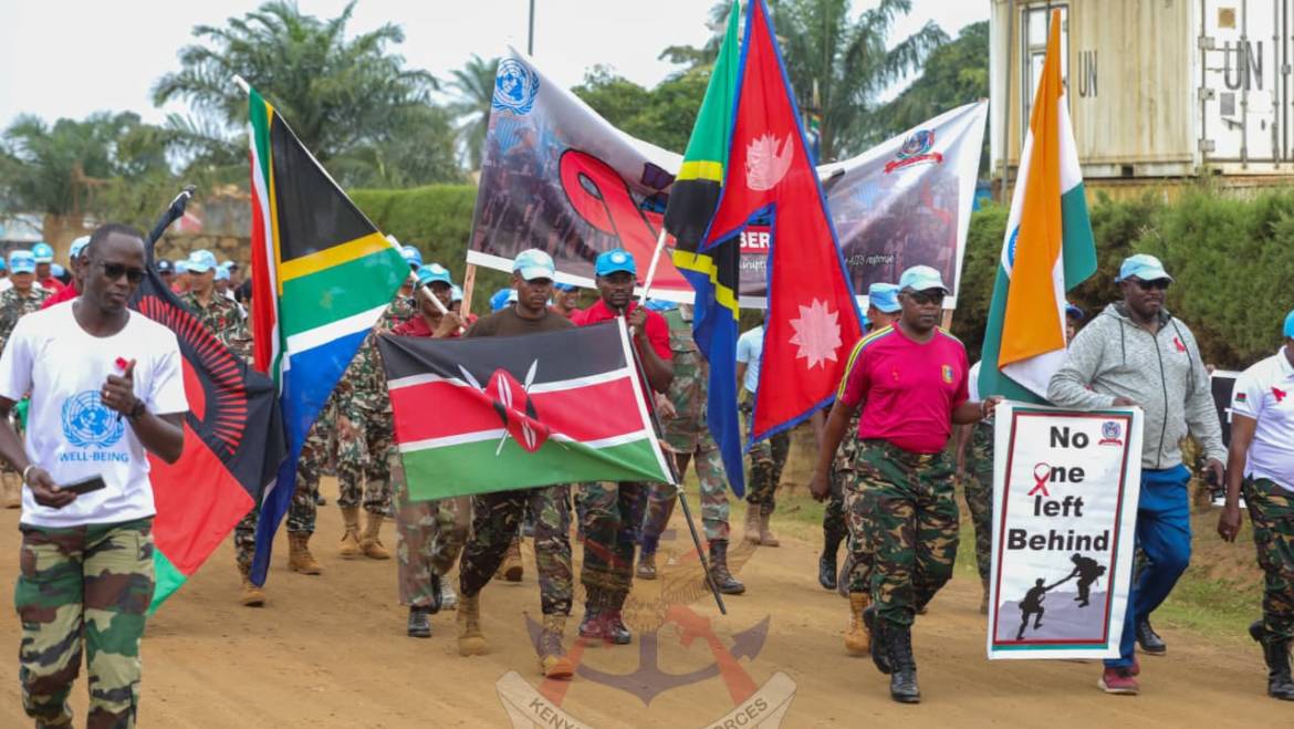KDF MARKS WORLD AIDS DAY