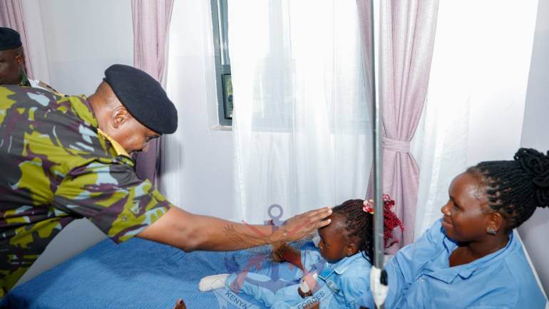 CDF VISITS TROOPS IN ISIOLO REGION