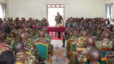 COMMANDER KENYA ARMY VISITS GILGIL REGION
