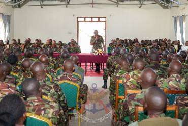 COMMANDER KENYA ARMY VISITS GILGIL REGION