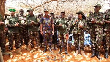 CS DEFENCE VISITS KDF TROOPS IN SOMALIA