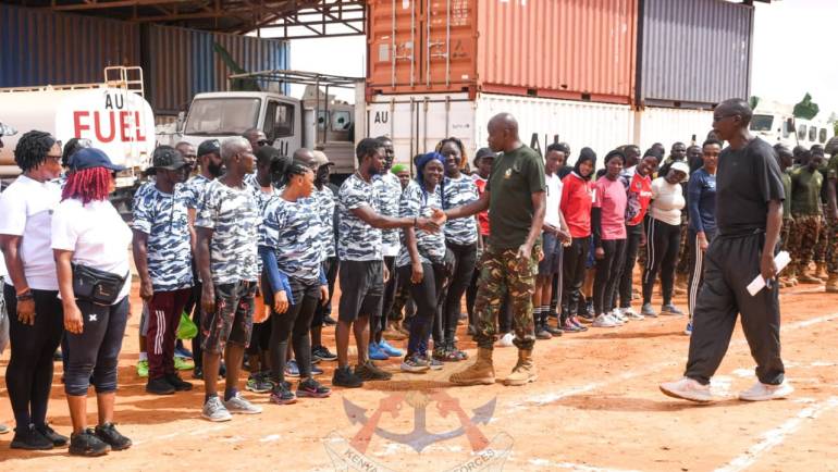 AUSSOM SECTOR II TROOPS CELEBRATE CHRISTMAS THROUGH SPORTS