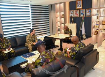 UNITED STATES NAVAL ATTACHÉ VISITS KENYA NAVY HEADQUARTERS