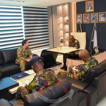 UNITED STATES NAVAL ATTACHÉ VISITS KENYA NAVY HEADQUARTERS