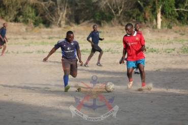 FITNESS AND MORALE ON DISPLAY AS OAB TROOPS FACE KENYA NAVY AT MANDA BASE