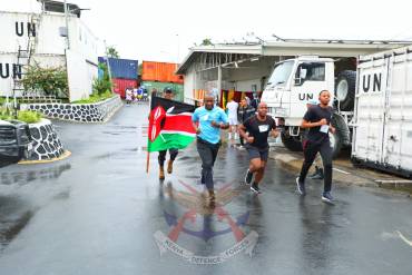 KENYA SIGNALS COMPANY CROWNED CHAMPIONS IN INTERCONTINGENT YEAR-END RUN