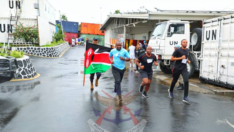 KENYA SIGNALS COMPANY CROWNED CHAMPIONS IN INTERCONTINGENT YEAR-END RUN