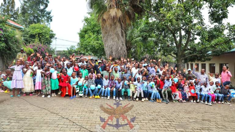 RENEWED HOPE AS KENSIG TROOPS ENGAGE CHILDREN AT MAMA KABILA ORPHANAGE IN GOMA