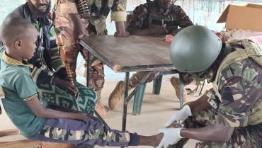 CIMIC ENGAGEMENT STRENGTHENS RELATIONS IN WAJIR COUNTY
