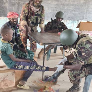 CIMIC ENGAGEMENT STRENGTHENS RELATIONS IN WAJIR COUNTY