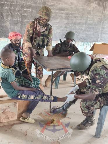 CIMIC ENGAGEMENT STRENGTHENS RELATIONS IN WAJIR COUNTY