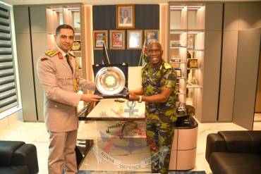 COMMANDER KENYA NAVY HOSTS EGYPT DEFENCE ATTACHÉ   
