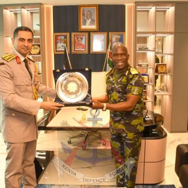COMMANDER KENYA NAVY HOSTS EGYPT DEFENCE ATTACHÉ