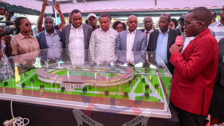 PS DEFENCE LAUNCHES CONSTRUCTION OF 10,000 SEATER KABARNET STADIUM 