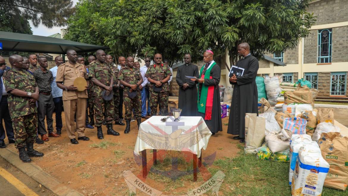MILITARY ORDINARIATE OF KENYA FLAGS OFF CHARITY DONATIONS TO ISIOLO REGION