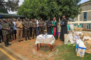 MILITARY ORDINARIATE OF KENYA FLAGS OFF CHARITY DONATIONS TO ISIOLO REGION